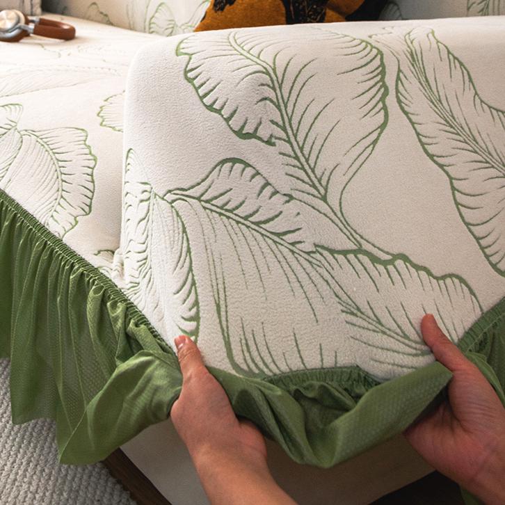 1 Stück Luxus Komfort Jacquard Sofabezug Weich, Atmungsaktiv, Milchfleece Möbelschutz | Modisches Design für Schlafzimmer, Büro, Wohnzimmerdekor