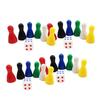 Board Game Chessman Dice Plastic Puzzle Game Pieces Card Game Accessories for Kids Strategy Play