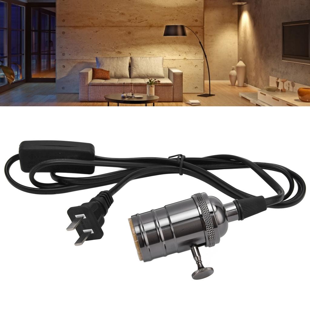 E27CelsiusE26 Vintage Pendant Lamp Socket Decorative Retro Hanging Light Holder with Plug
