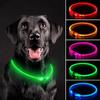 Collare per Cani a LED Luminoso USB Collare per Gatti Cani 3 Modalità Luce LED Incandescente Prevenzione Perdita Collare LED per Cani Accessori per Cani Domestici