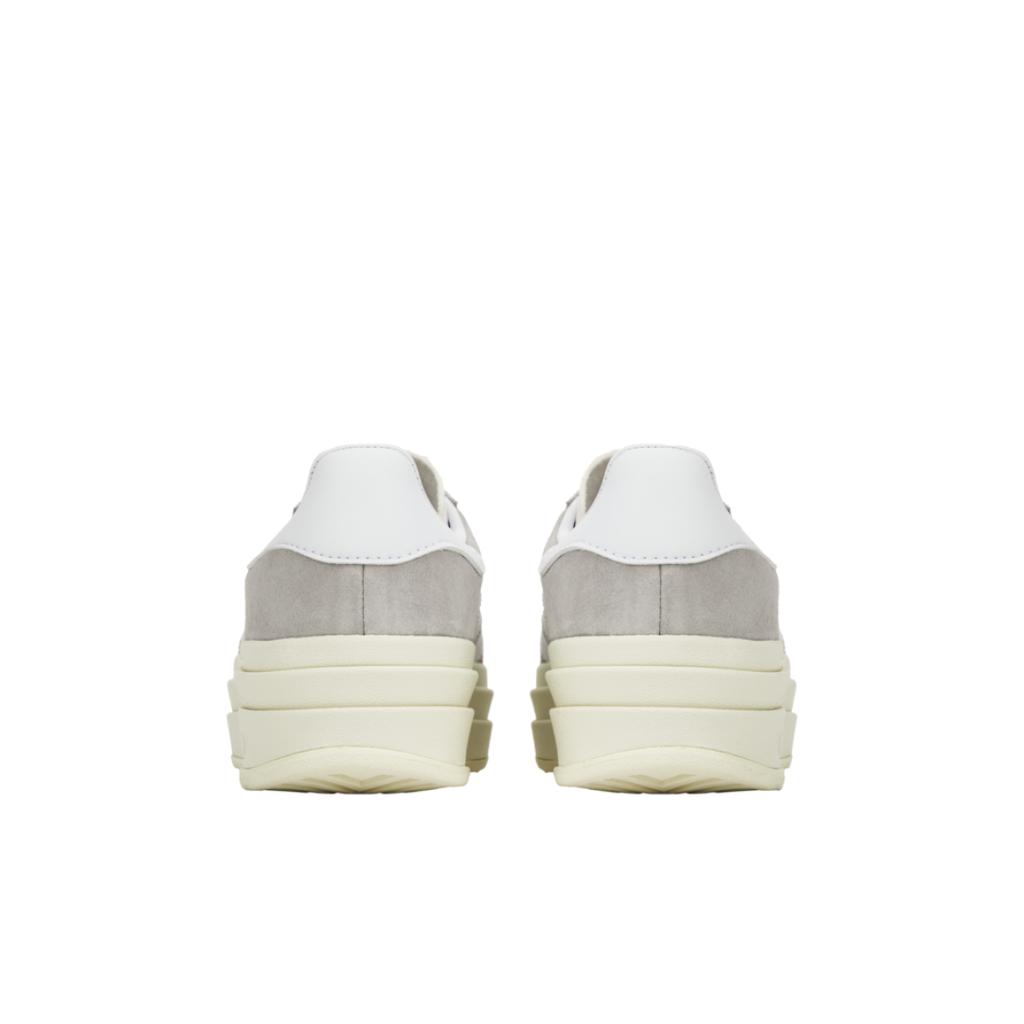 adidas Gazelle Bold Grey White Women Sneakers Grey-Two Cloud-White Core-White HQ6893
