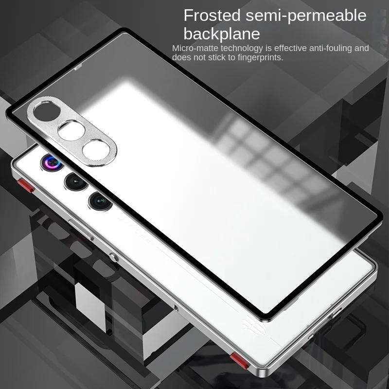 Shockproof Metal Phone Protection Case for ZTE Nubia Red Magic 10 Air 10 Pro + 9 S Pro Aluminium Alloy Metal Frame Hard Matte Bumper Cover