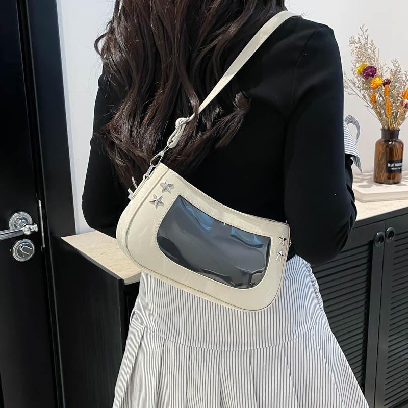Summer Popular New Niche Design Single Shoulder Messenger Bag Versatile Casual Trend Crescent Bag Women