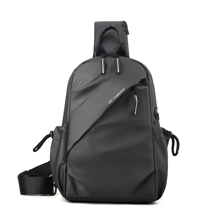 Men Luxury Waterproof Chest Bag Nylon Large Capacity Outdoor Travel Shoulder Bag High Quality Crossbody Sling Backpack