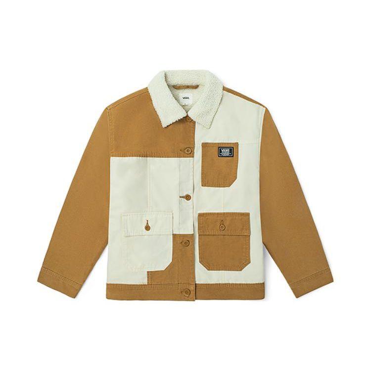 

Vans Куртка на пуговицах с принтом букв, унисекс, коричневая VNOA5F6LGWT S