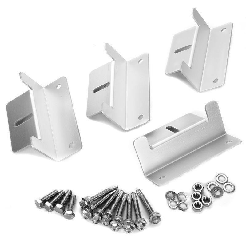 8pack Maintenance Proof Solars Mounting Brackets for Solars Panel on Roof or Wall Installations