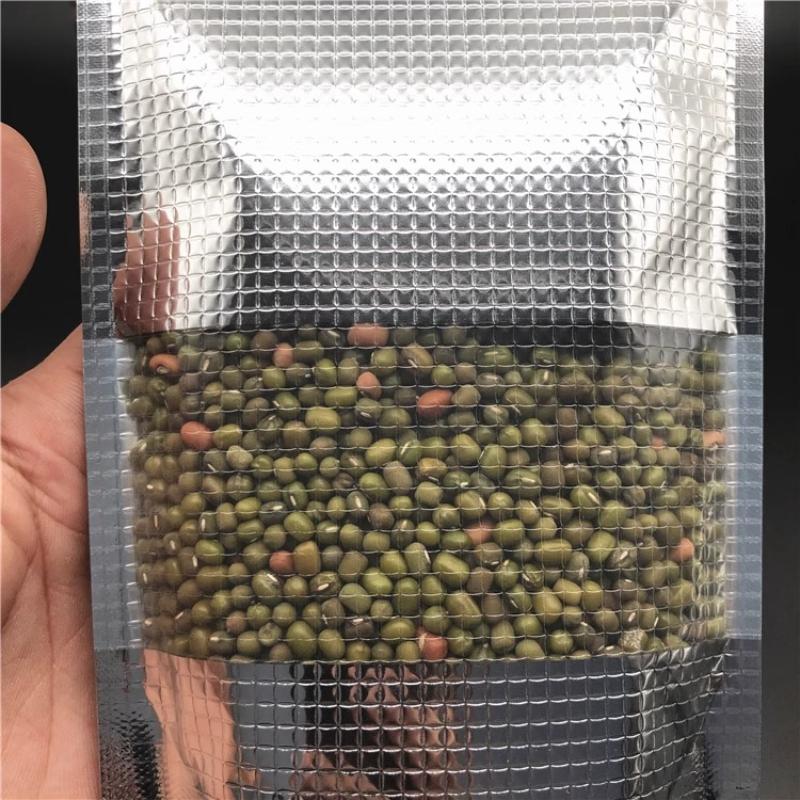 Multi Purpose Gold Embossed Self-supporting Bag with Thickened Material Window Design Suitable for Herbal Tea/branded Tea/packaged Sealed Packaging