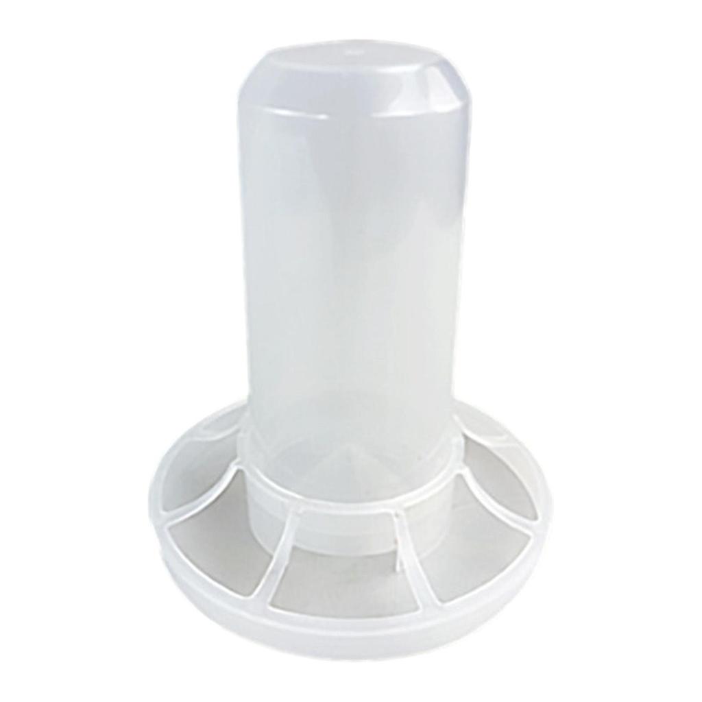 Automatischer Hühnerfutterautomat für den Stall, Geflügelfuttereimer mit Öffnungen für Küken, Gänse, Hähne und Gartenfutter für Rasen