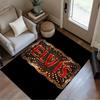 John Lennon Union Jack Guitar Floor Mat Design for Bedrooms Dormitory Study room Decorate room Anti-slip Rug Anime Office Decor Gift for Festivals
