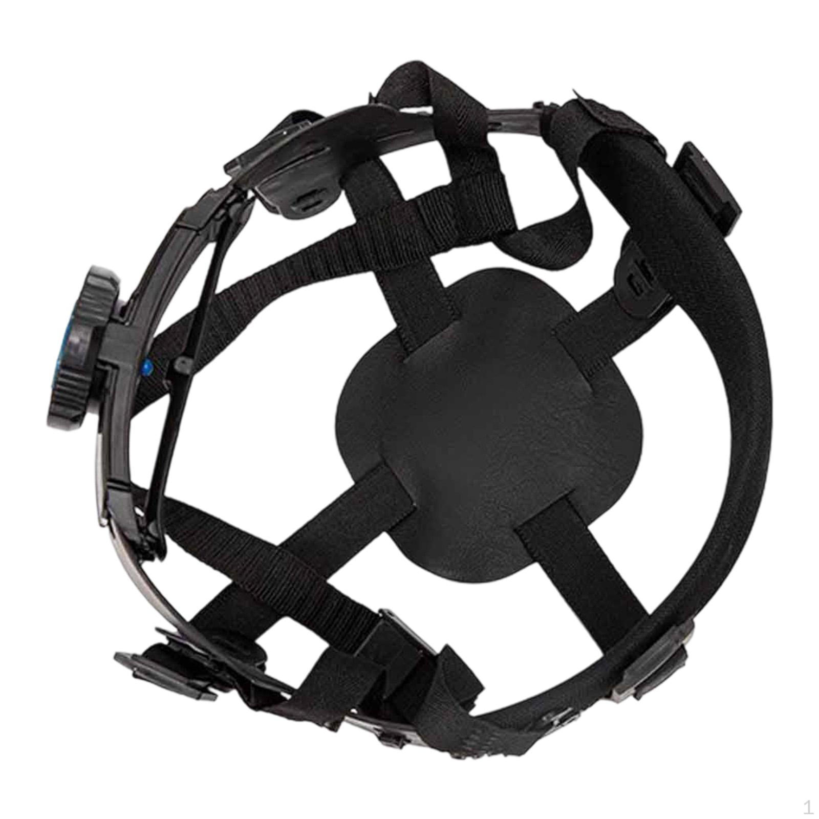 

Внутрішня частина шолома як амортизуюча вставка з ремінцем для голови та ременем забезпечує амортизацію удару Black 4 Point Knob