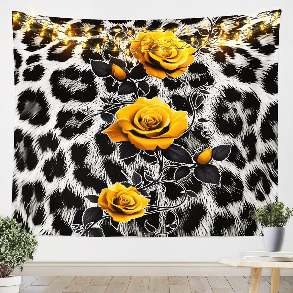 Colorful French Bulldog Tapestry Cute Frenchie Dog Faces Print Wall Hanging For Dog Lovers Bedroom Living Room Home Decor