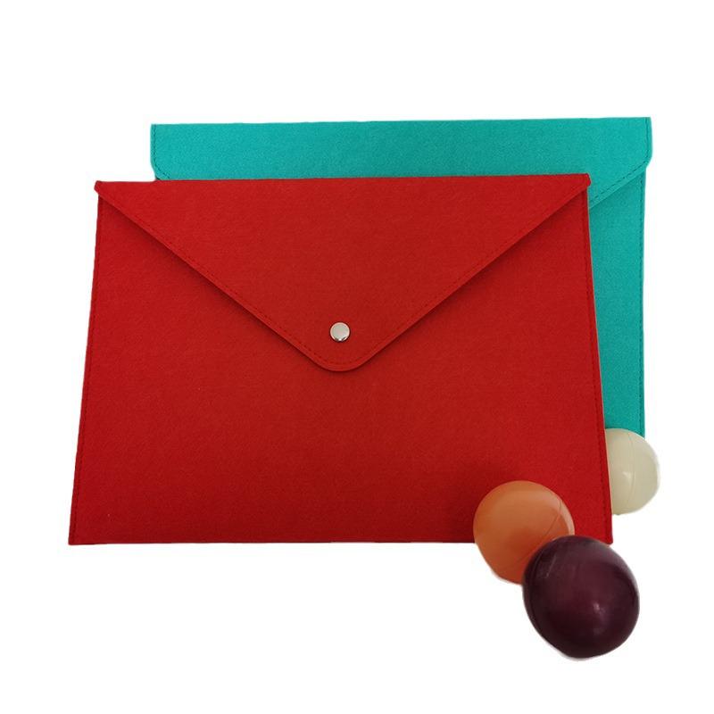 Manufacturer of Exquisite Felt File Bags and Folders, with Customizable Color Logo Options.