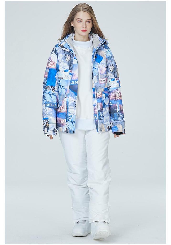 Korean Style Winter Ski Suit: Warm, Thickened Set for Men & Women