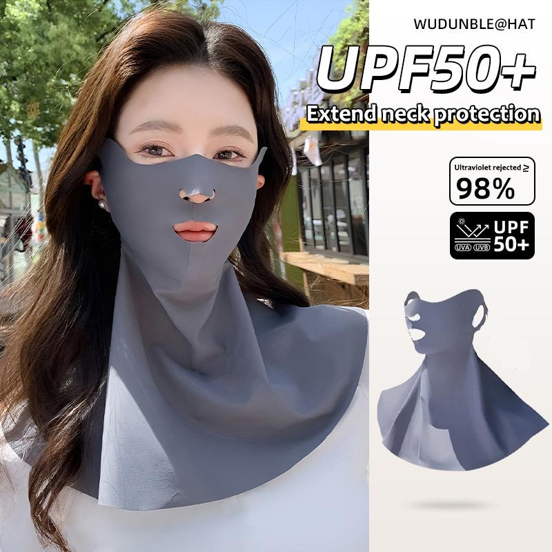 Outdoor Sports Running Face Guard Mask Ear-Hanging Open Mouth Nose Breathable Sun Protection Mask Anti-Uv Riding Face Mask