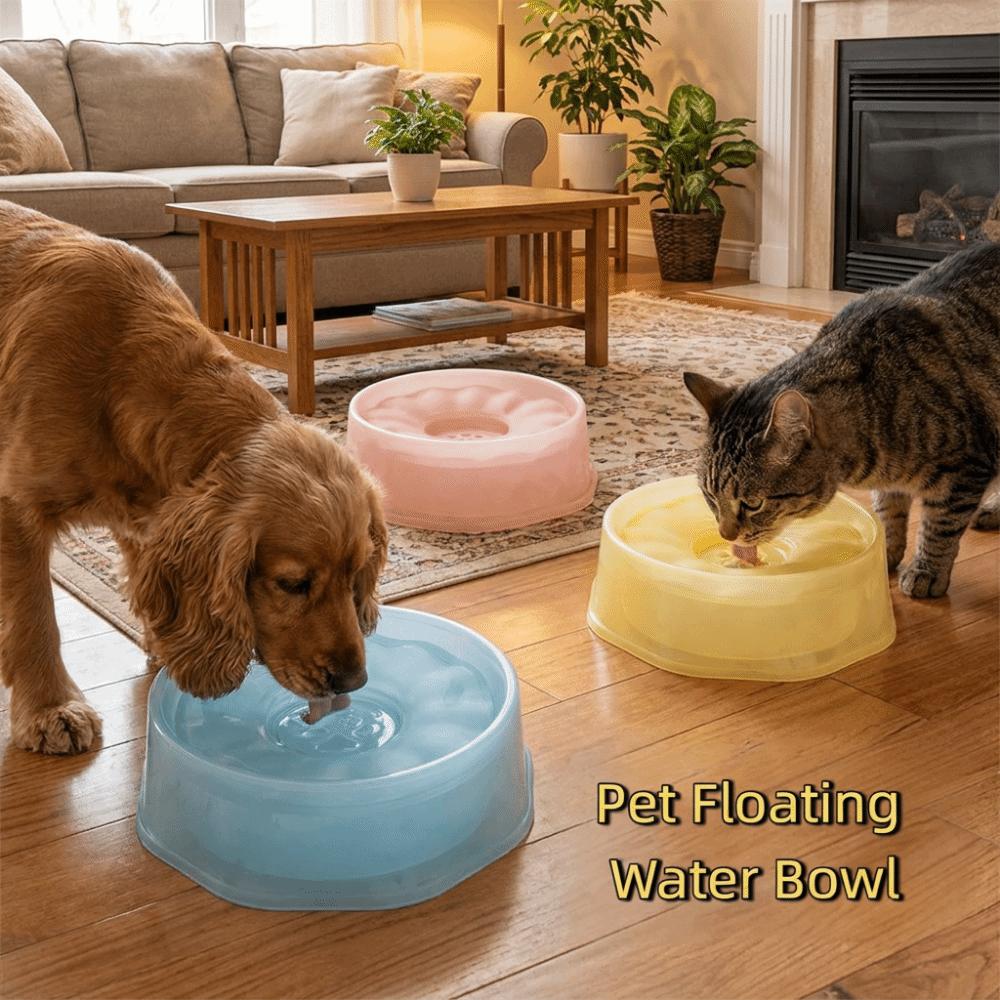 Anti-Splash Dog Drinking Bowl Large Capacity Cat Bowl Pet Water Dispenser for Cats and Dogs