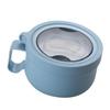 Insulated Bowl Leakage Proof 304 Stainless Steel Interior Thermal Soup Bowl with Handle for Noodle