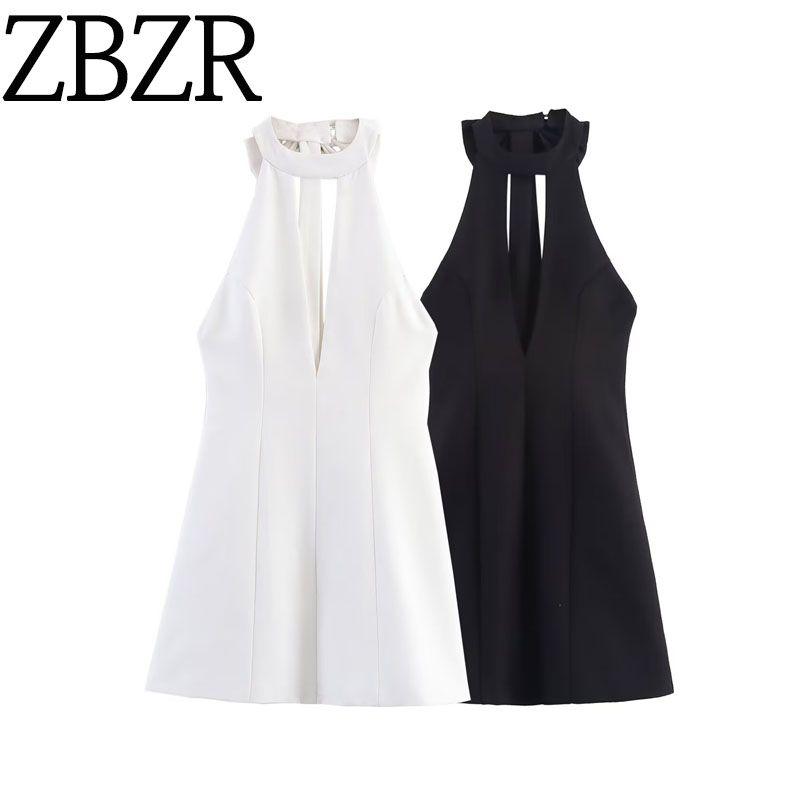 Counter Same Zbzr New Fall Women's Clothing Fashion Bowknot Decoration Hanging Collar Short Dress 4661226