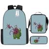 Our Middle School Student Schoolbag Cartoon Schoolbag Children's Backpack Satchel Animation