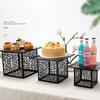 Dessert Rack Buffet Table Food Display Rack Cake Tray Table Buffet and Tea Break Cake Stand Cake Display Stand Dishes Plates