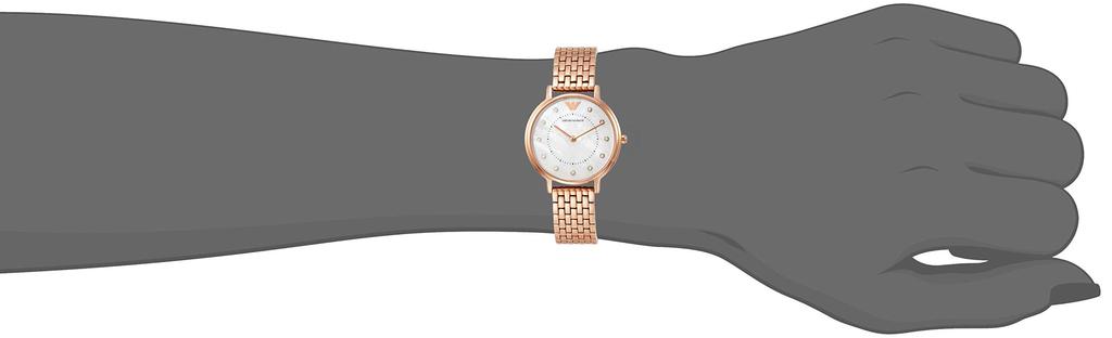 Emporio Armani AR11006 Officially Pink Gold Women's Watch, Imported,