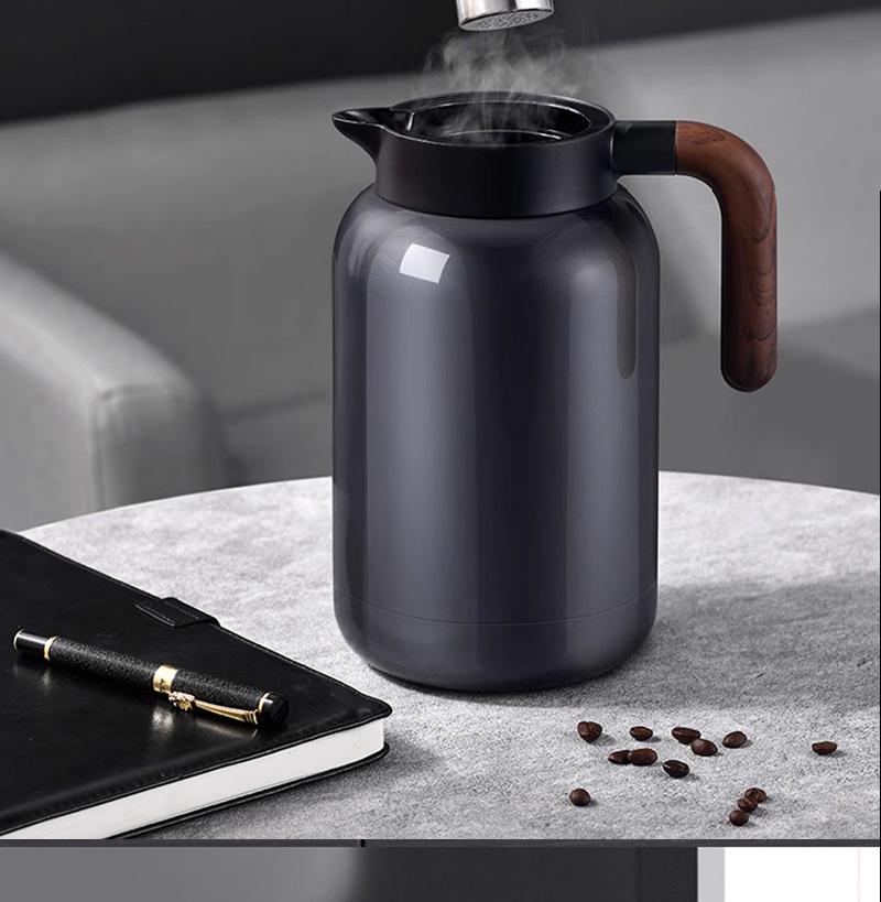 316L Stainless Steel Large-Capacity Thermos Kettle for Tea Brewing and Steeping
