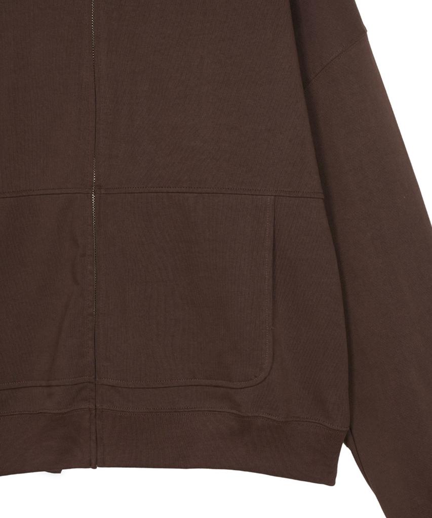 Guvo Light-Duty Zip-Up Hoodie, Brown