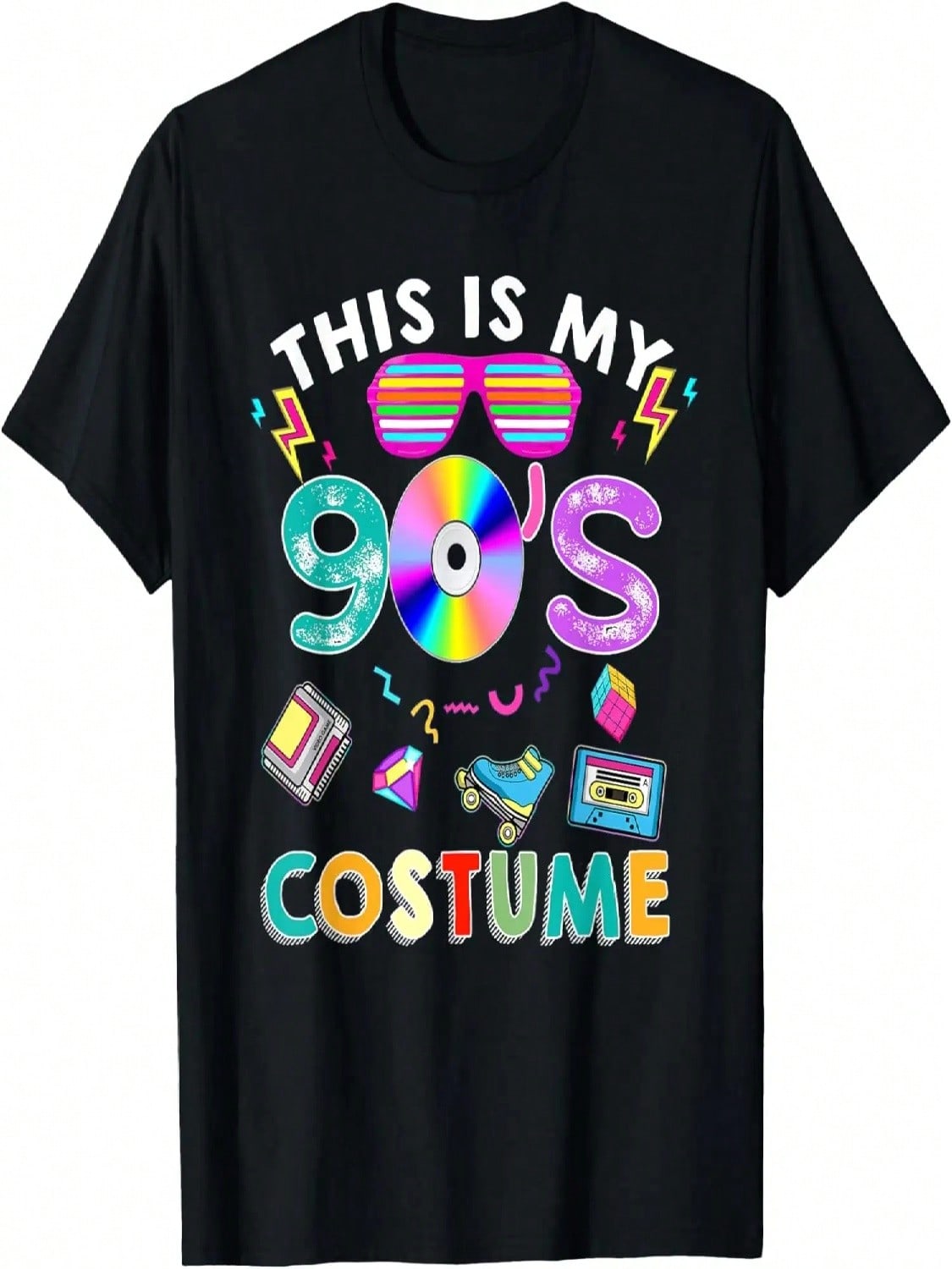 This Is My 70s Costume Funny Retro Vintage 1990s 90 s T-Shirt S разноцветный