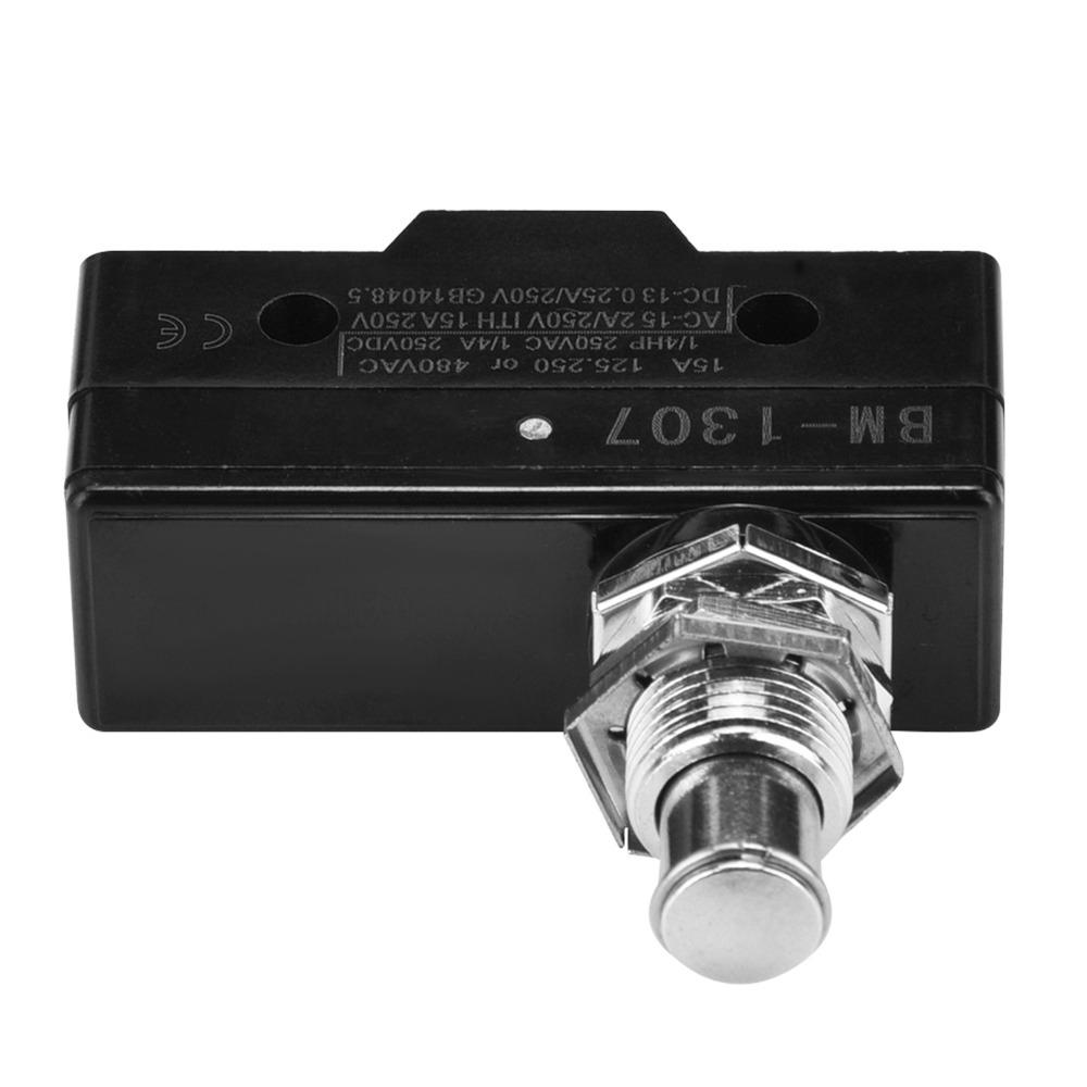 250V 15A Micro Switch Plastic Housing Great Conductivity Momentary Limit Switch BM-1307/BM-1308 Silver Contacts