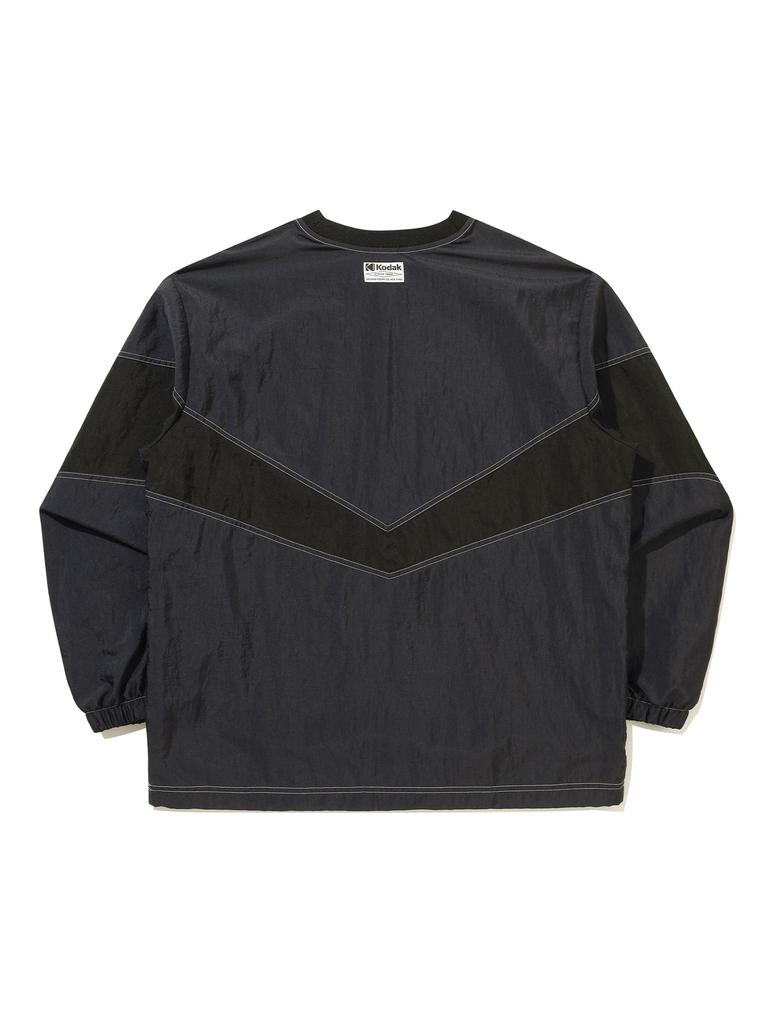 Kodak Color Block Long Sleeve Piste Charcoal
