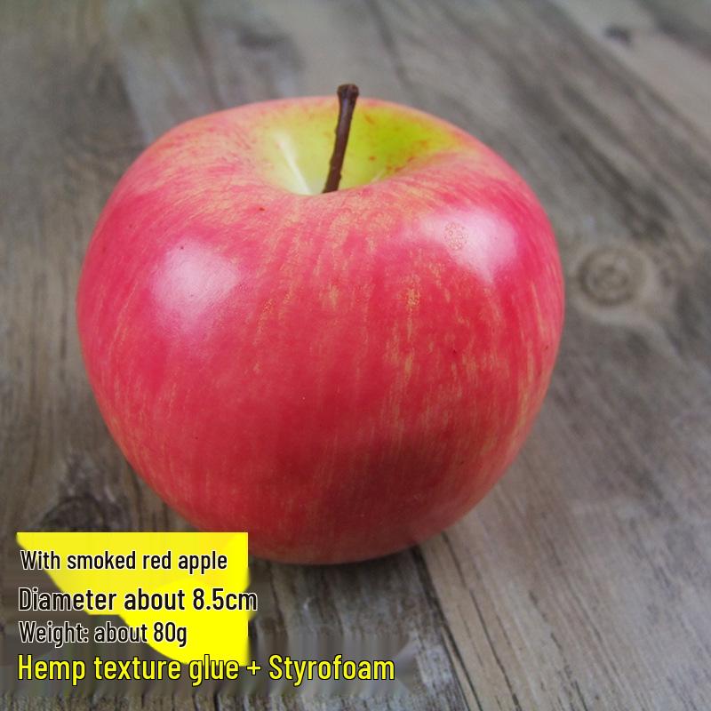 Red Apple, Orange, Grape, and Banana Fake Fruit Model for Decoration