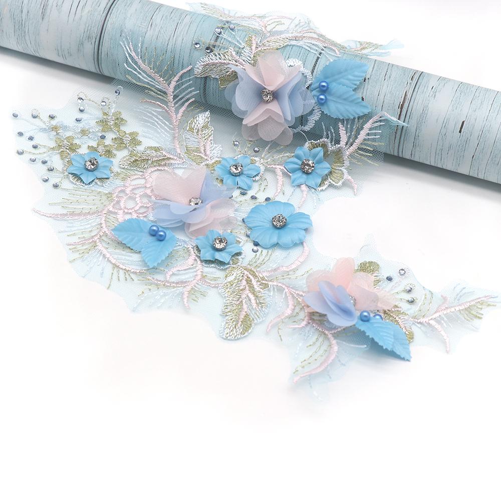 1Pc Rose Flowers Patches For Clothing Parche Appliques Parches Bordados Para Ropa
