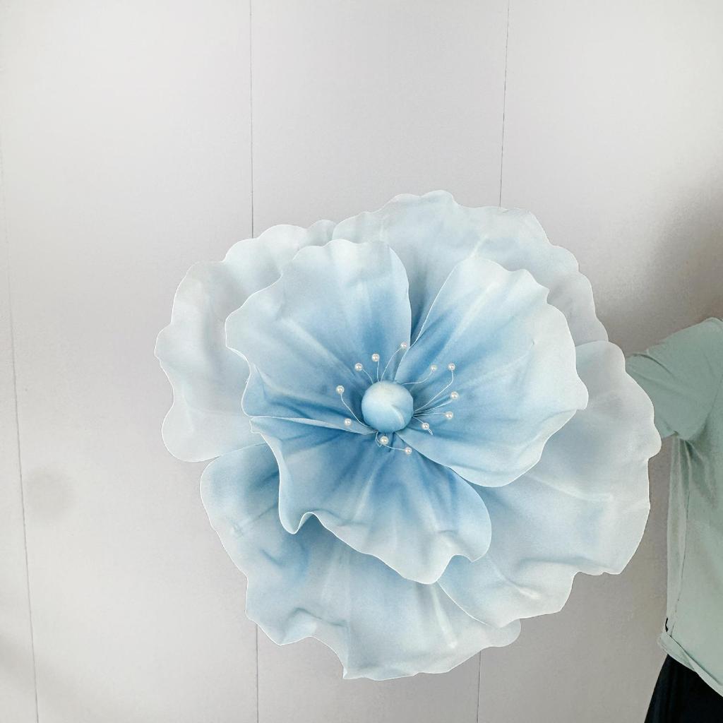 Large Poppy Paper Flower Art Stand for Weddings & Displays