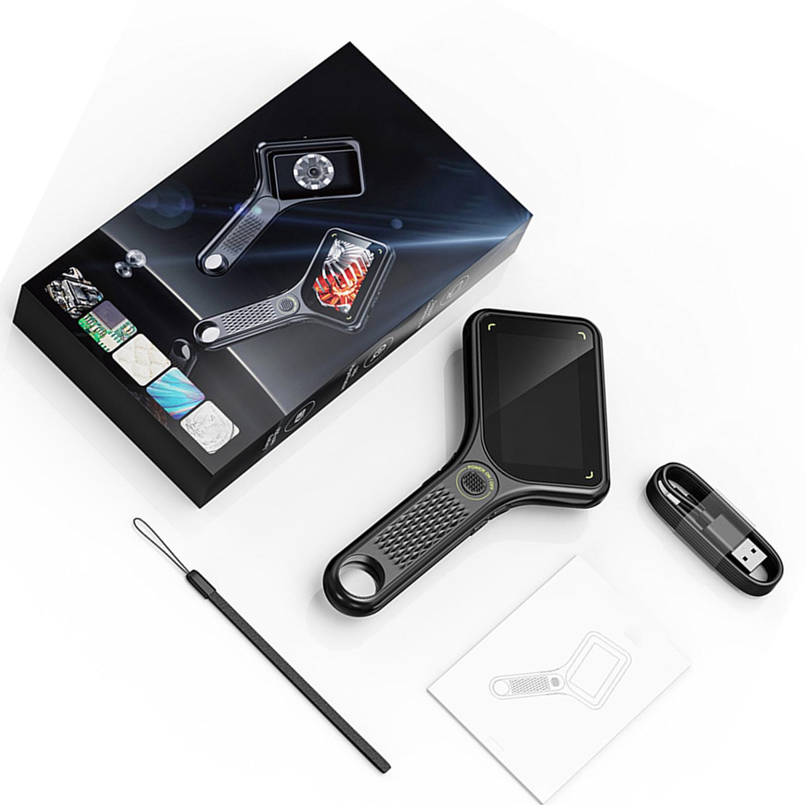 

Портативный цифровой микроскоп с 8 светодиодами, 500-кратным увеличением, автофокусом для оценки ювелирных изделий и детального наблюдения