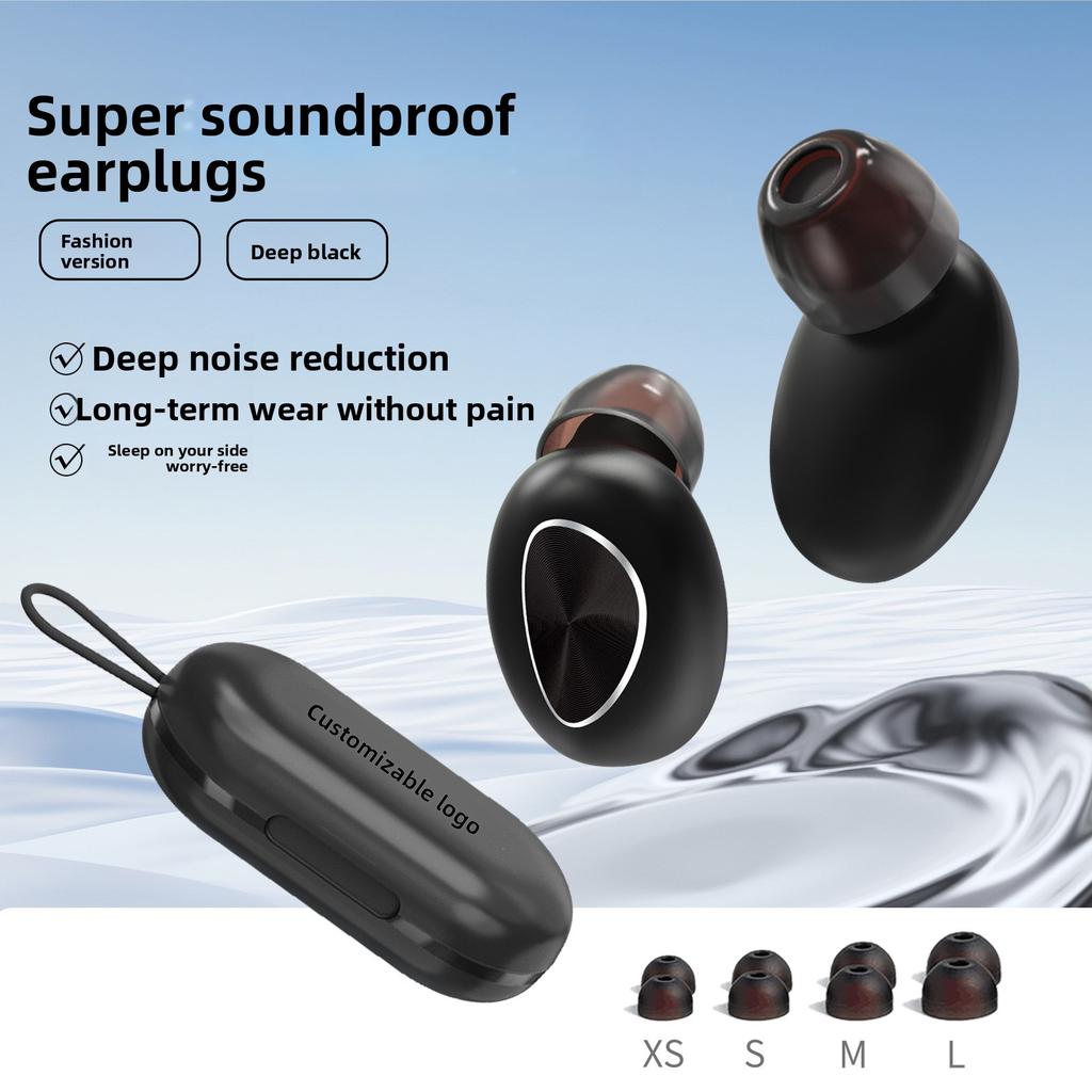 Anti Noise Sleep Earplugs Strong Noise Reduction Isolation Mute for Student Dorm Reusable Travel