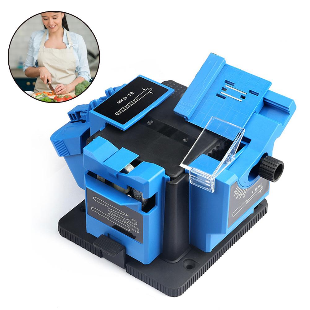 Bohrer Messer Schere Schärfer Schleifer Multifunktions Elektrischer Schärfer Tragbar Winkelverstellbar für Messer Meißel HSS Bohrer