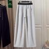 Women's Color Block Elastic Waist Sporty Drawstring Pants