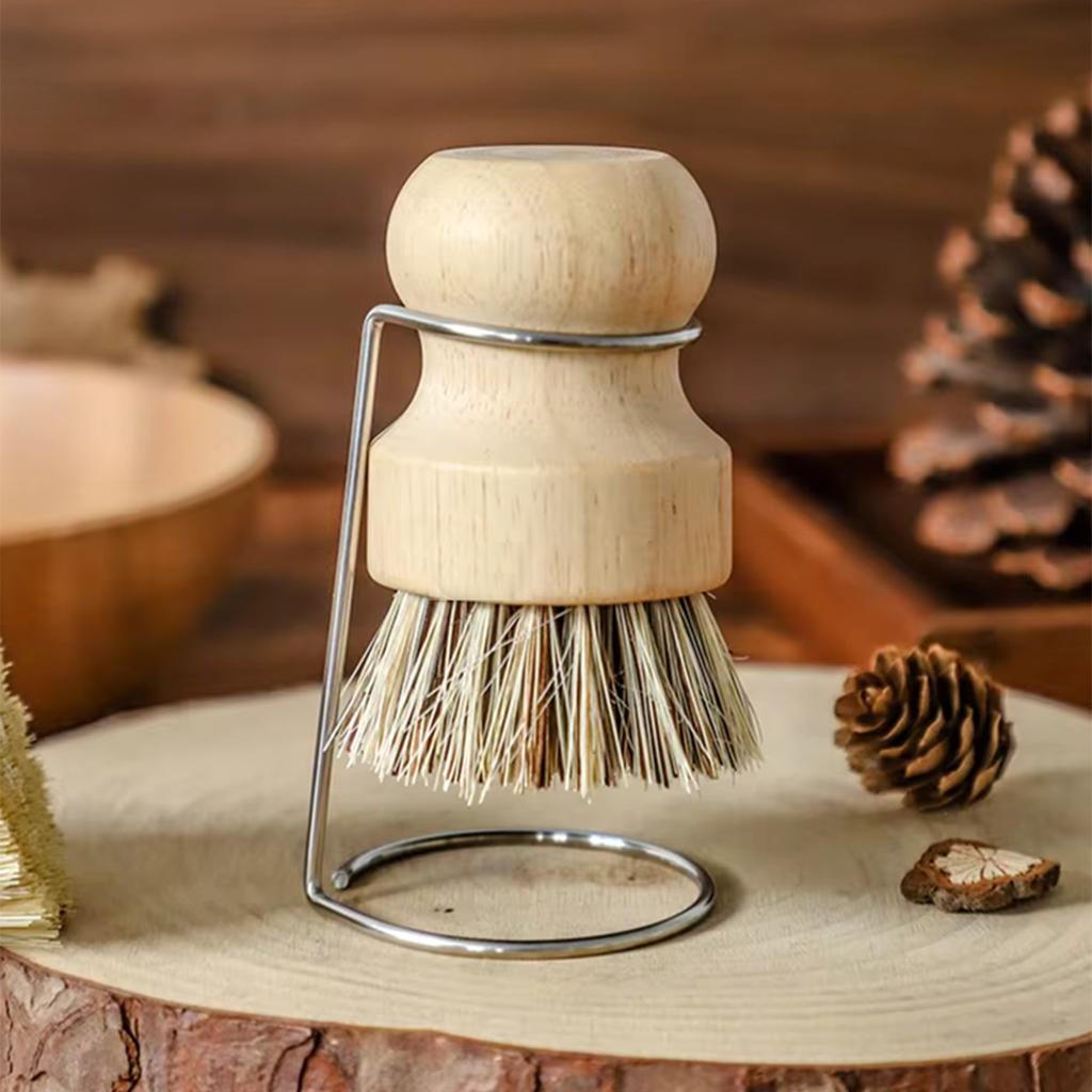 Bamboo Brush For Drain Rack, Wooden Dish Brush For Washing Dishes Pots Pans Kitchen Sink For Washing Dishes, Pots, Pans And Sink