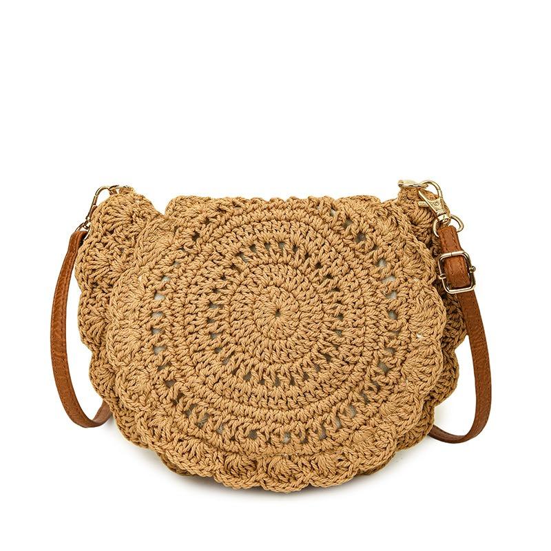Women's bags women's large-capacity new casual one-shoulder crossbody handwoven bags seaside beach bags