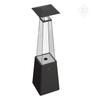 Outdoor Gas Heater Umbrella BS Steel Black 12 kW Set