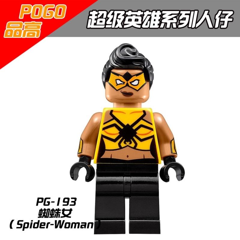 Roman Batman Minifigures Spider-Woman Robin Building Blocks DC Kids Lego Toys