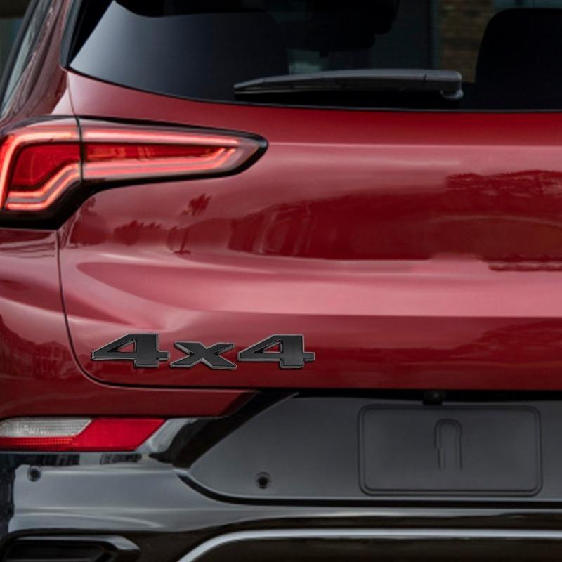 3D-Auto-Metallaufkleber Allrad-Geländewagen 4x4-Änderungsetikett Automatisches Motorrad-Styling-Zubehör für Jepp