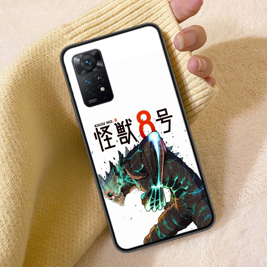 Kaiju No. 8 Anime Phone Case For Redmi Note 13 14 15 Pro Plus 12 13C 12C 15C 9 10 10C 9T 9C 9A TPU Soft Cover Clear Cell Cases S