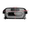 RSQ3 Style Gloss Black Front Honeycomb Mesh Grille 5060531048501 Fit Q3 2011-2015