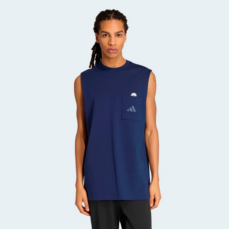 

Adidas Men s Loose Training Sleeveless T-Shirt KE6169 M