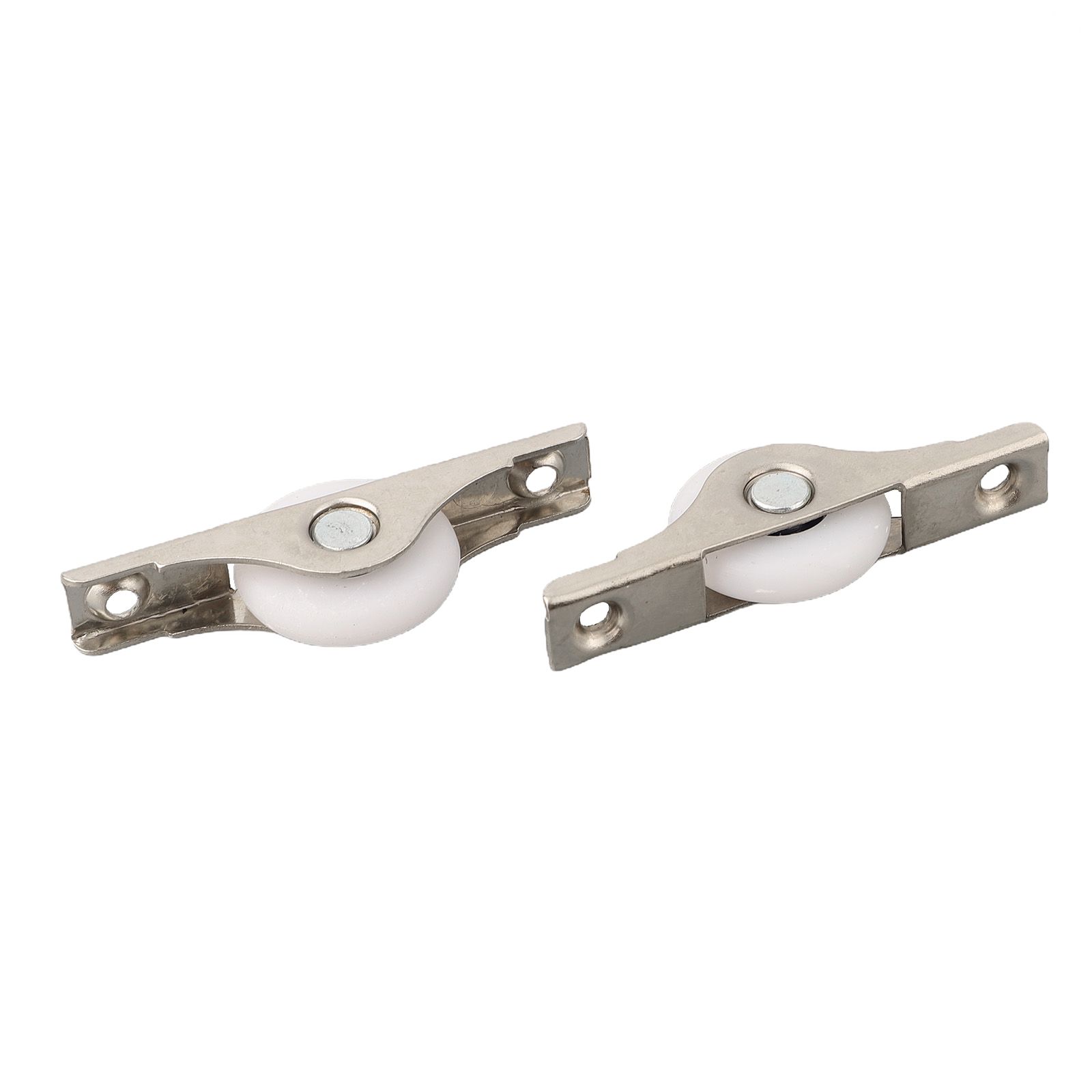 

62*11mm Iron Bracket Nylon Wheel Silver White 25mm Sliding Wheel Door Roller Pulley Nylon Wardrobe Accessories China Mainland