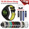 Per Garmin Forerunner 255 265 245 645 55 Cinturino 18 20 22mm Bracciale sportivo in silicone per Garmin Venu 2 2S SQ vivoactive 3 4 correa