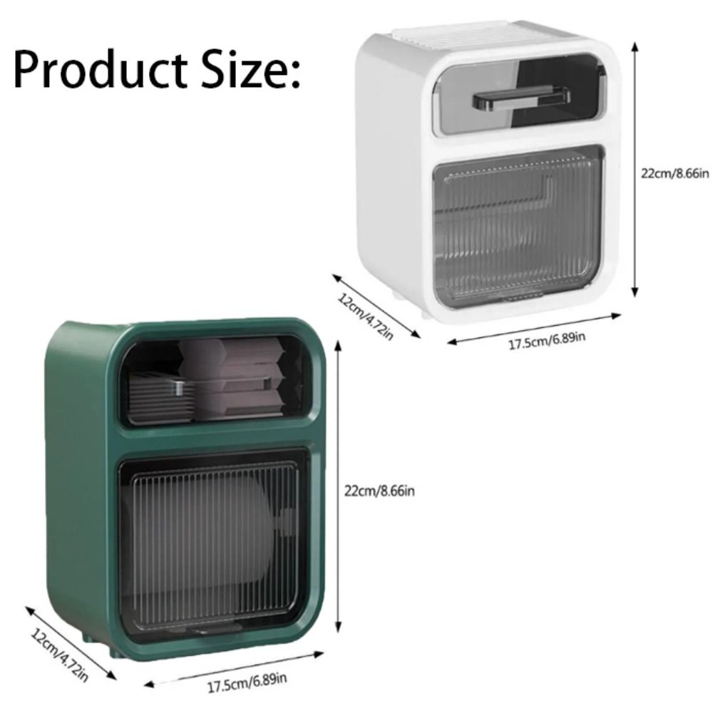 Sanitary Pad Storage Waterproof Tissue Dispenser Bathroom Paper Towel Box  Home Organization