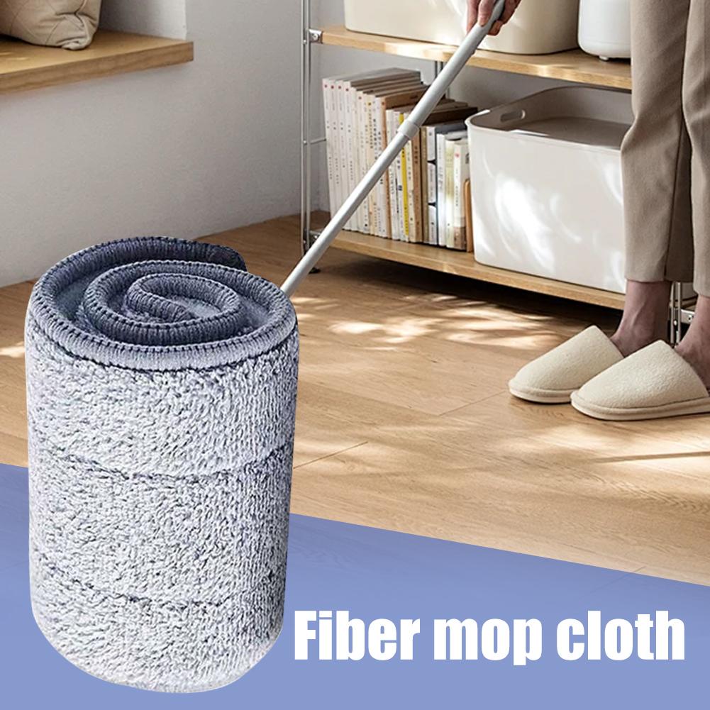 Reusable Mop Pads With Replaceable Sticky Cloth No Easy Hand Home Mop Tool Cloth Use Wet Wash D H6A8