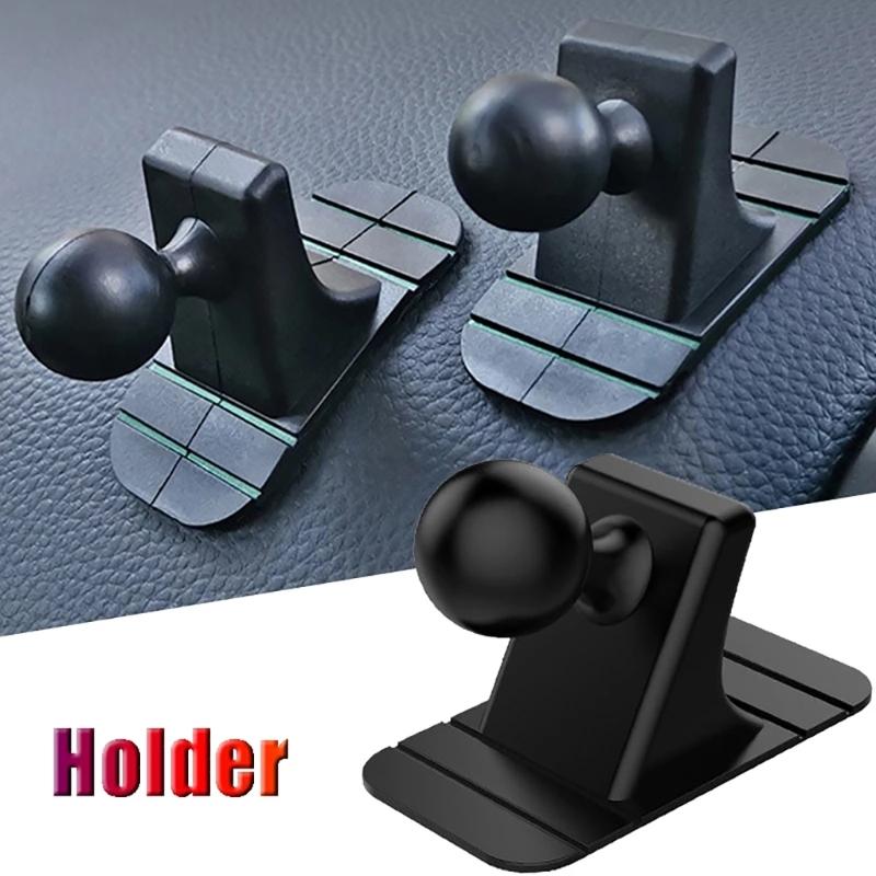Car Phone Holder 17mm Ball Head Base Auto Air-Vents Stand Dashboard Mount Suction Base Anti-skid Bracket