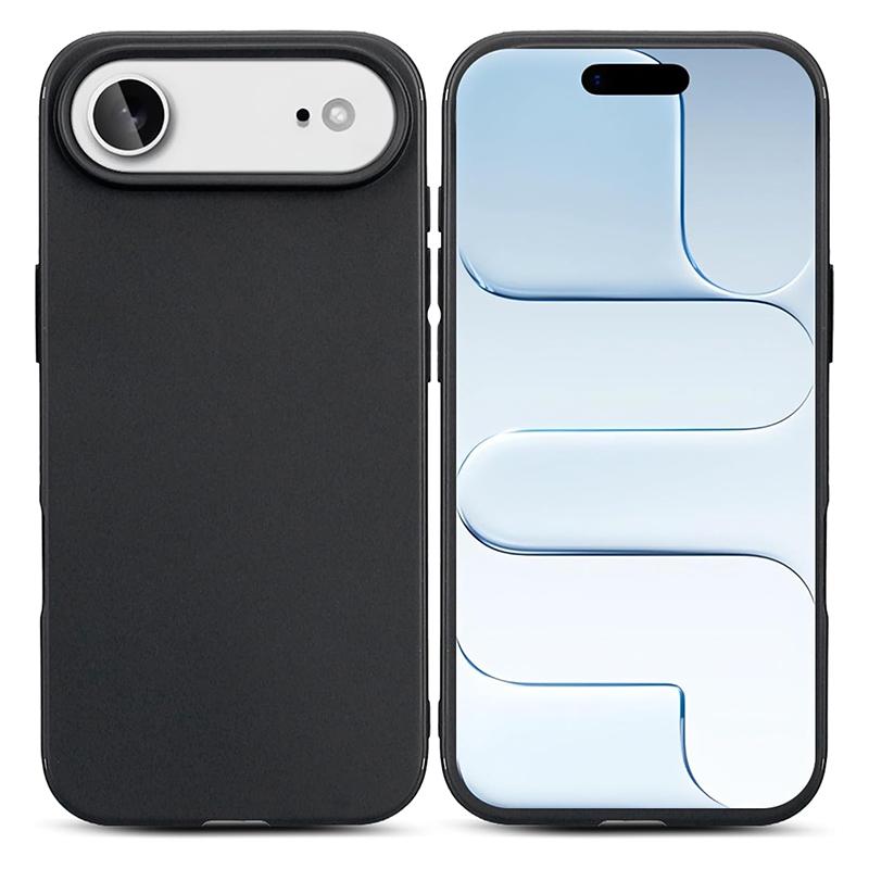 Militray Grade Matte Silicone Case for iPhone Air 17 16 Pro Max Back Cover Ultra Thin Frosted Soft TPU Case for iPhone 16 Plus